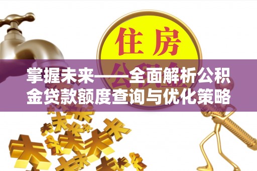 青州掌握未来——全面解析公积金贷款额度查询与优化策略