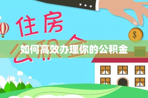 青州如何高效办理你的公积金