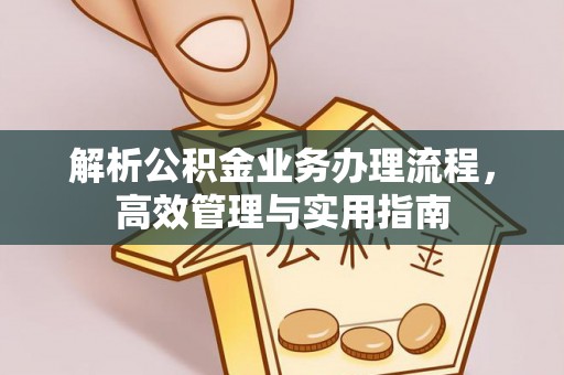 青州解析公积金业务办理流程，高效管理与实用指南