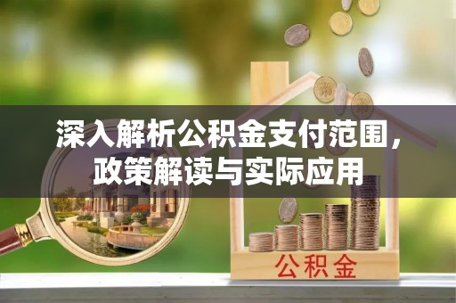 青州深入解析公积金支付范围，政策解读与实际应用