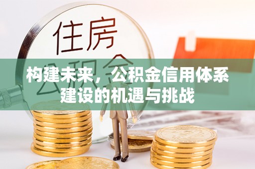 青州构建未来，公积金信用体系建设的机遇与挑战