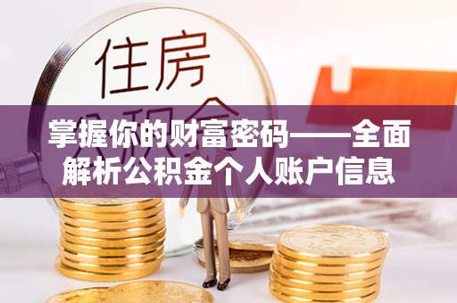 青州掌握你的财富密码——全面解析公积金个人账户信息