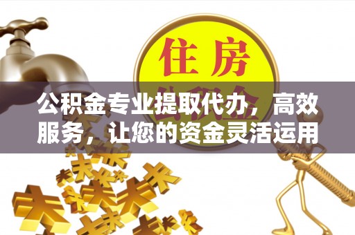 青州公积金专业提取代办，高效服务，让您的资金灵活运用