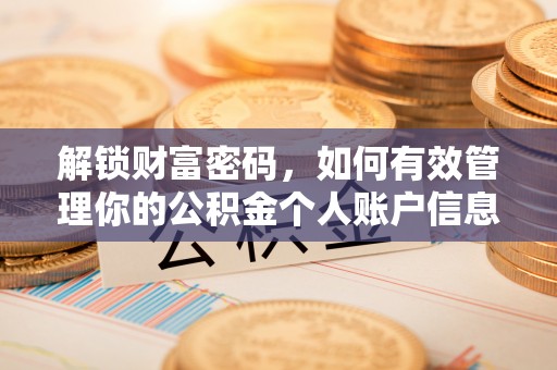 青州解锁财富密码，如何有效管理你的公积金个人账户信息