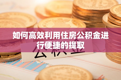 青州如何高效利用住房公积金进行便捷的提取